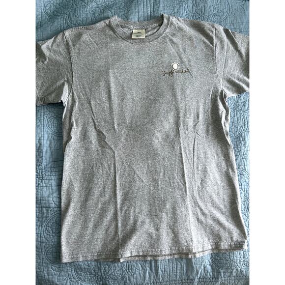 Women Simply Southern Tee Size Medium Gray Pre Owned - Picture 1 of 8